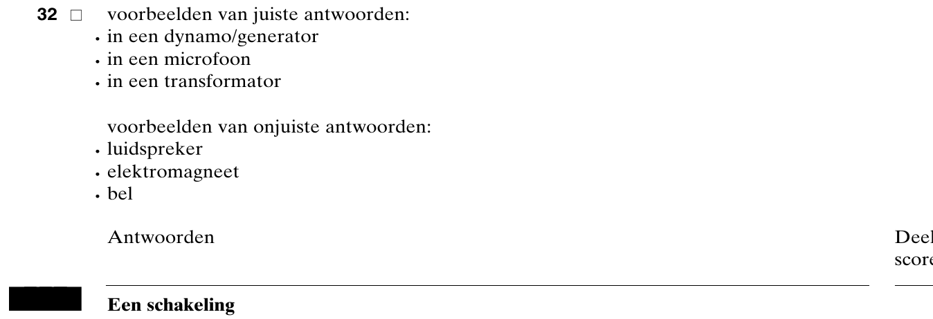 beoordelingsmodel vraag 32