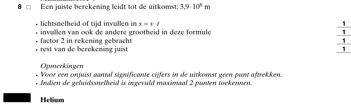 beoordelingsmodel vraag 8