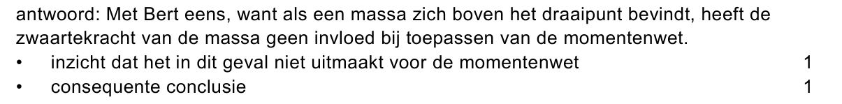 beoordelingsmodel vraag 18
