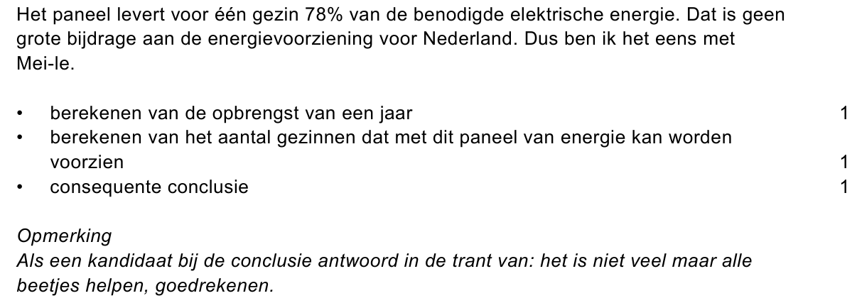 beoordelingsmodel vraag 27