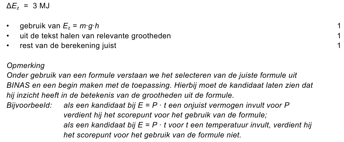 beoordelingsmodel vraag 3