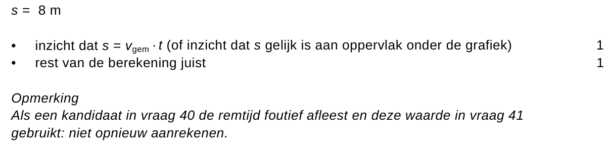 beoordelingsmodel vraag 41