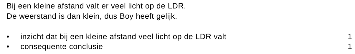 beoordelingsmodel vraag 9