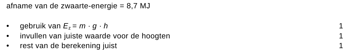 beoordelingsmodel vraag 17