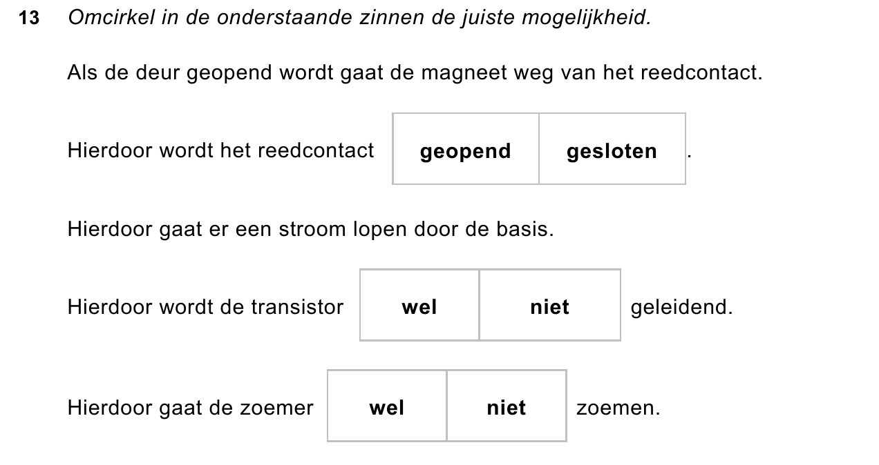 uitwerkbijlage bij vraag 13