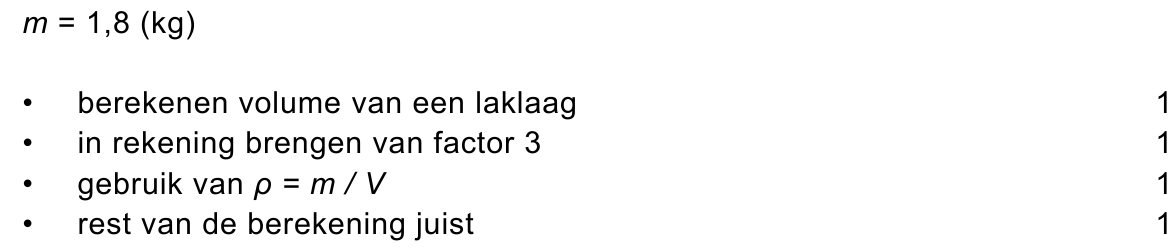 beoordelingsmodel vraag 18