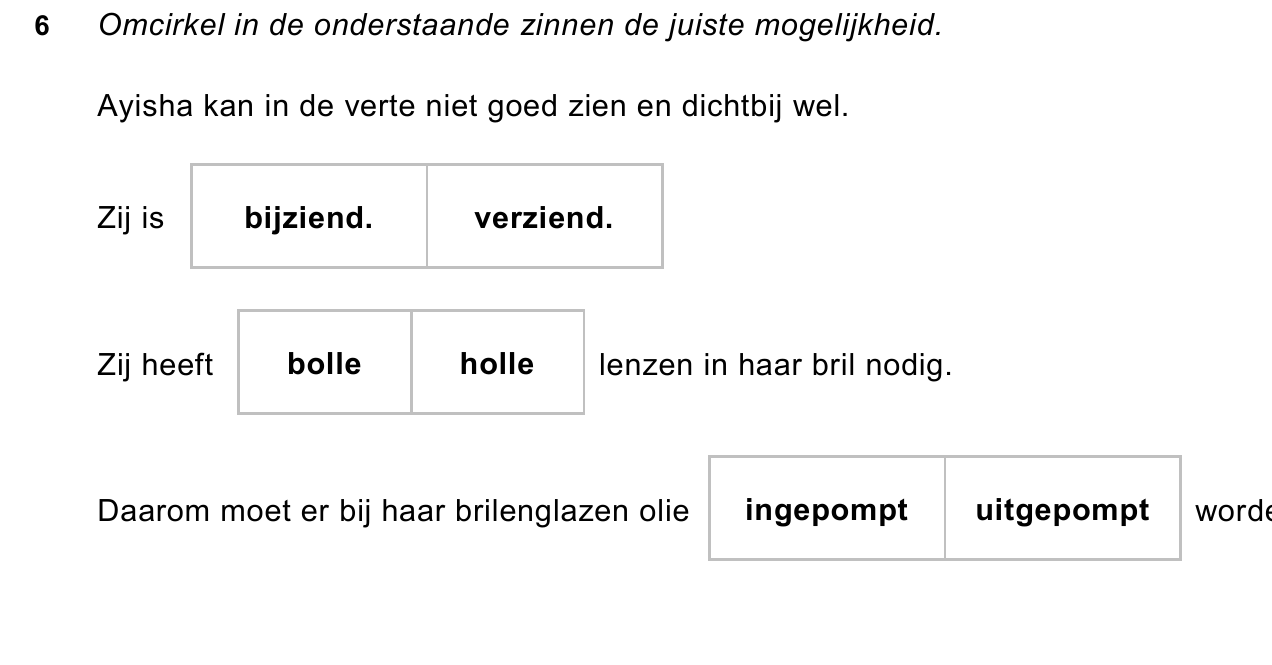 uitwerkbijlage bij vraag 6