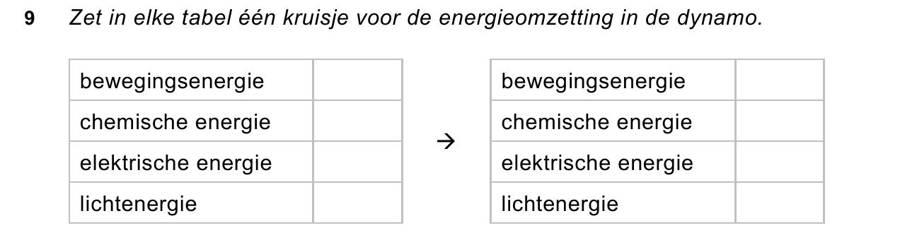 uitwerkbijlage bij vraag 9