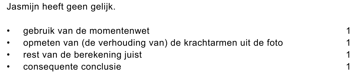 beoordelingsmodel vraag 33