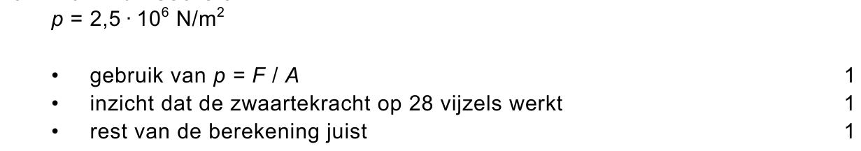 beoordelingsmodel vraag 29