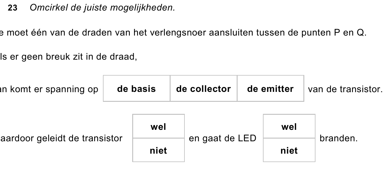 uitwerkbijlage bij vraag 23
