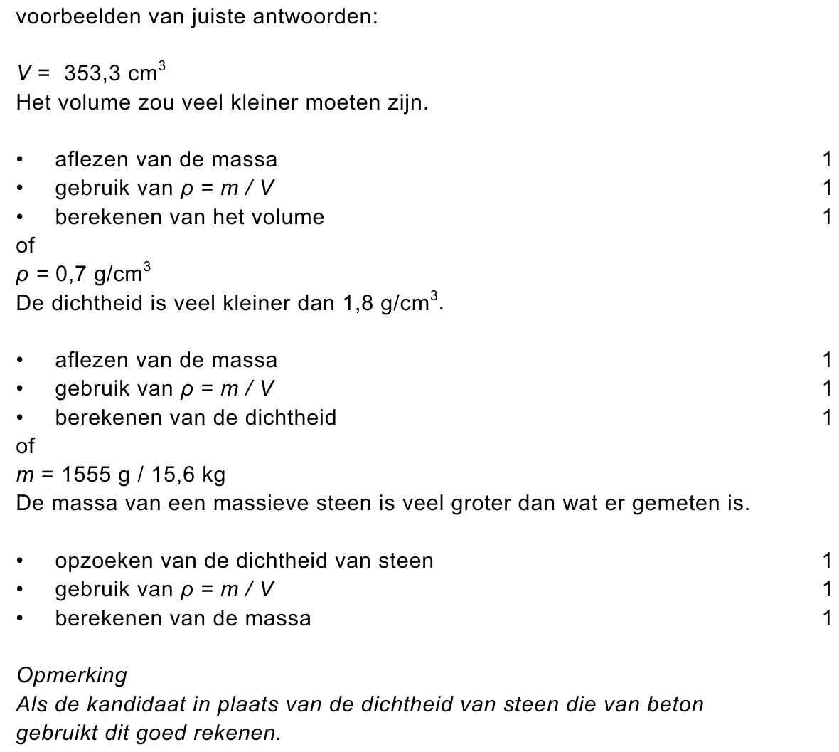 beoordelingsmodel vraag 5