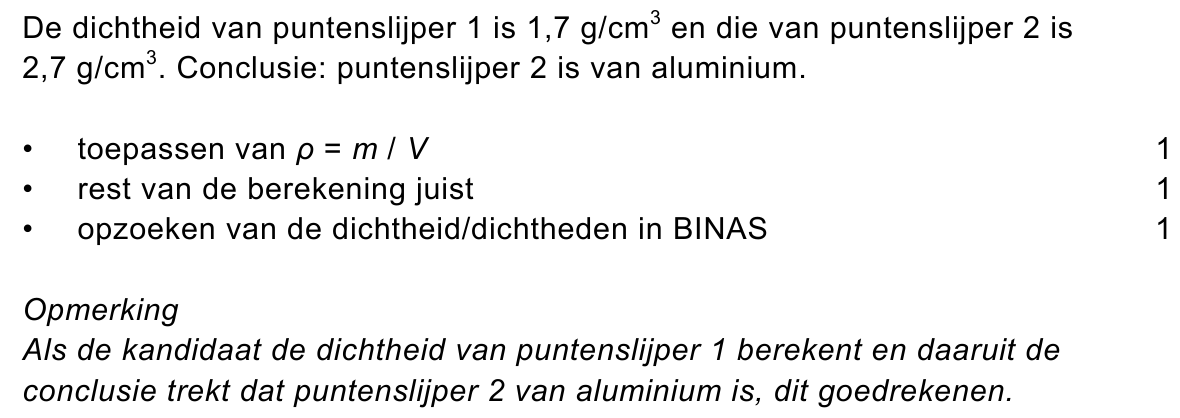 beoordelingsmodel vraag 30