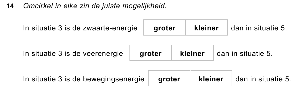 uitwerkbijlage bij vraag 14