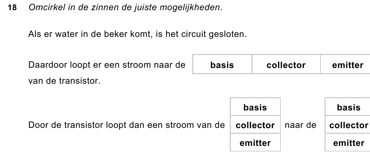 uitwerkbijlage bij vraag 18