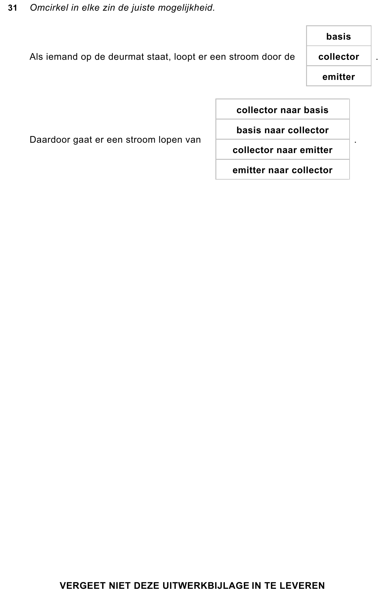 uitwerkbijlage bij vraag 31