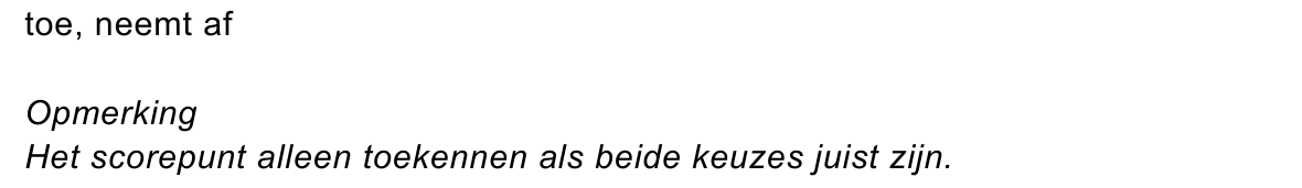 beoordelingsmodel vraag 9