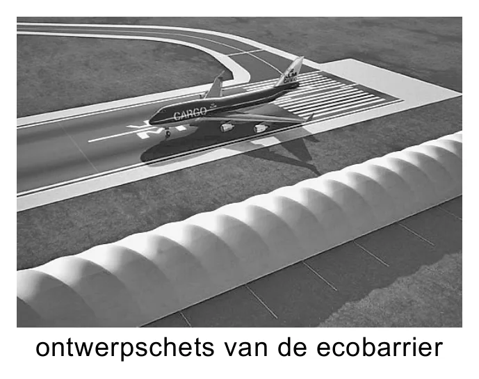 ontwerpschets van de ecobarrier