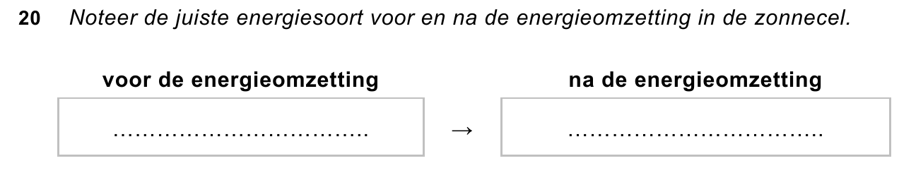 uitwerkbijlage bij vraag 20