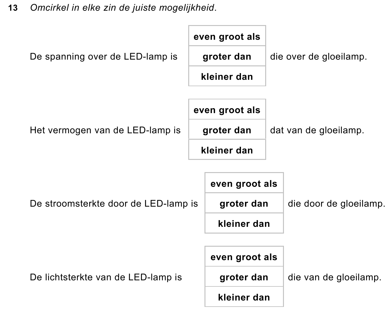 uitwerkbijlage bij vraag 13