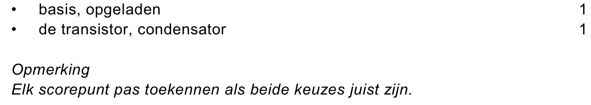 beoordelingsmodel vraag 16