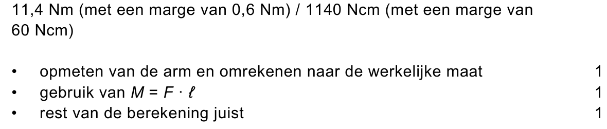 beoordelingsmodel vraag 24