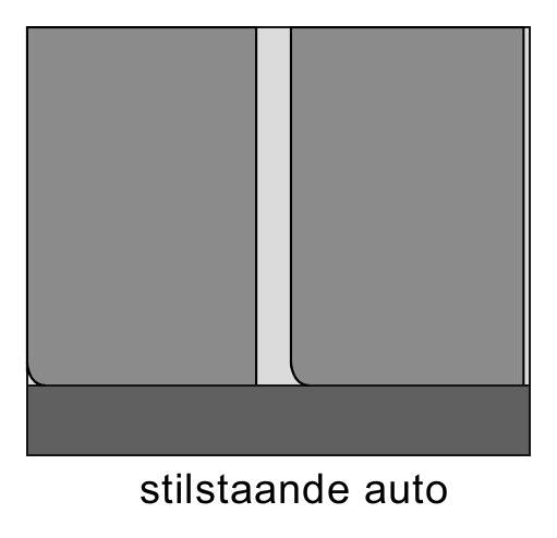 stilstaande auto
