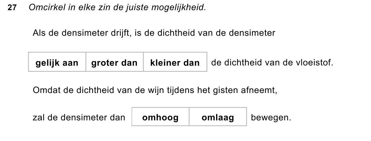 uitwerkbijlage bij vraag 27