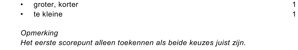 beoordelingsmodel vraag 32