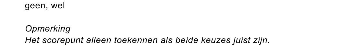 beoordelingsmodel vraag 21