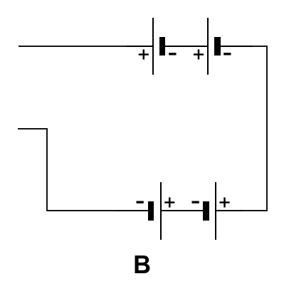 + - - + + - - + B