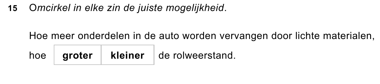 uitwerkbijlage bij vraag 15