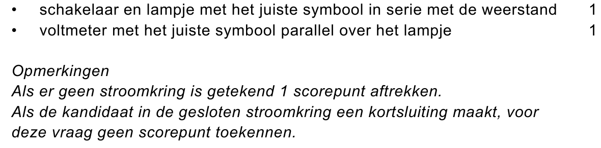 beoordelingsmodel vraag 1