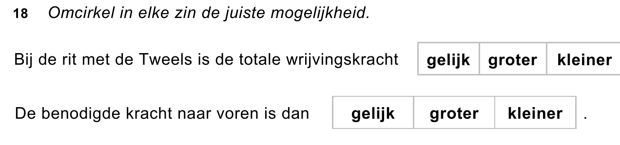 uitwerkbijlage bij vraag 18
