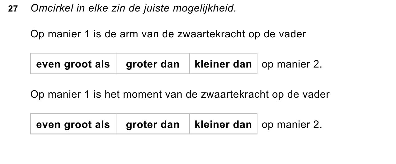 uitwerkbijlage bij vraag 27