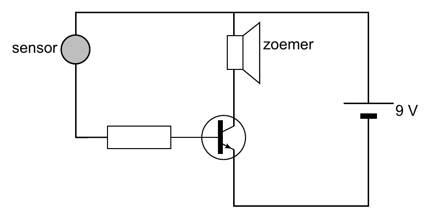 sensor zoemer 9 V