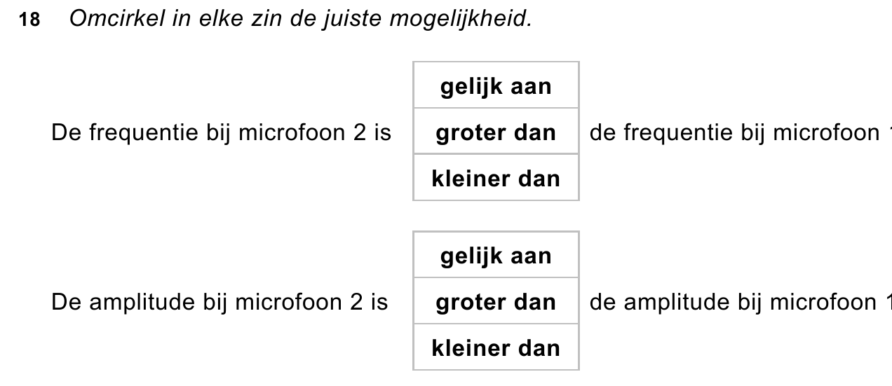 uitwerkbijlage bij vraag 18