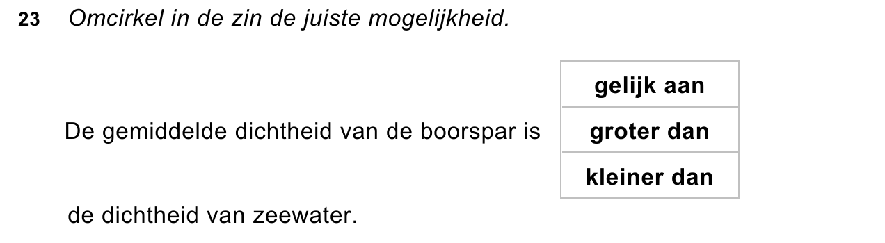 uitwerkbijlage bij vraag 23