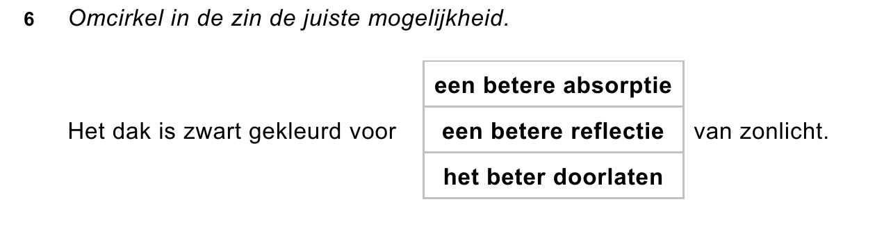 uitwerkbijlage bij vraag 6