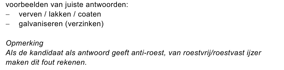 beoordelingsmodel vraag 16