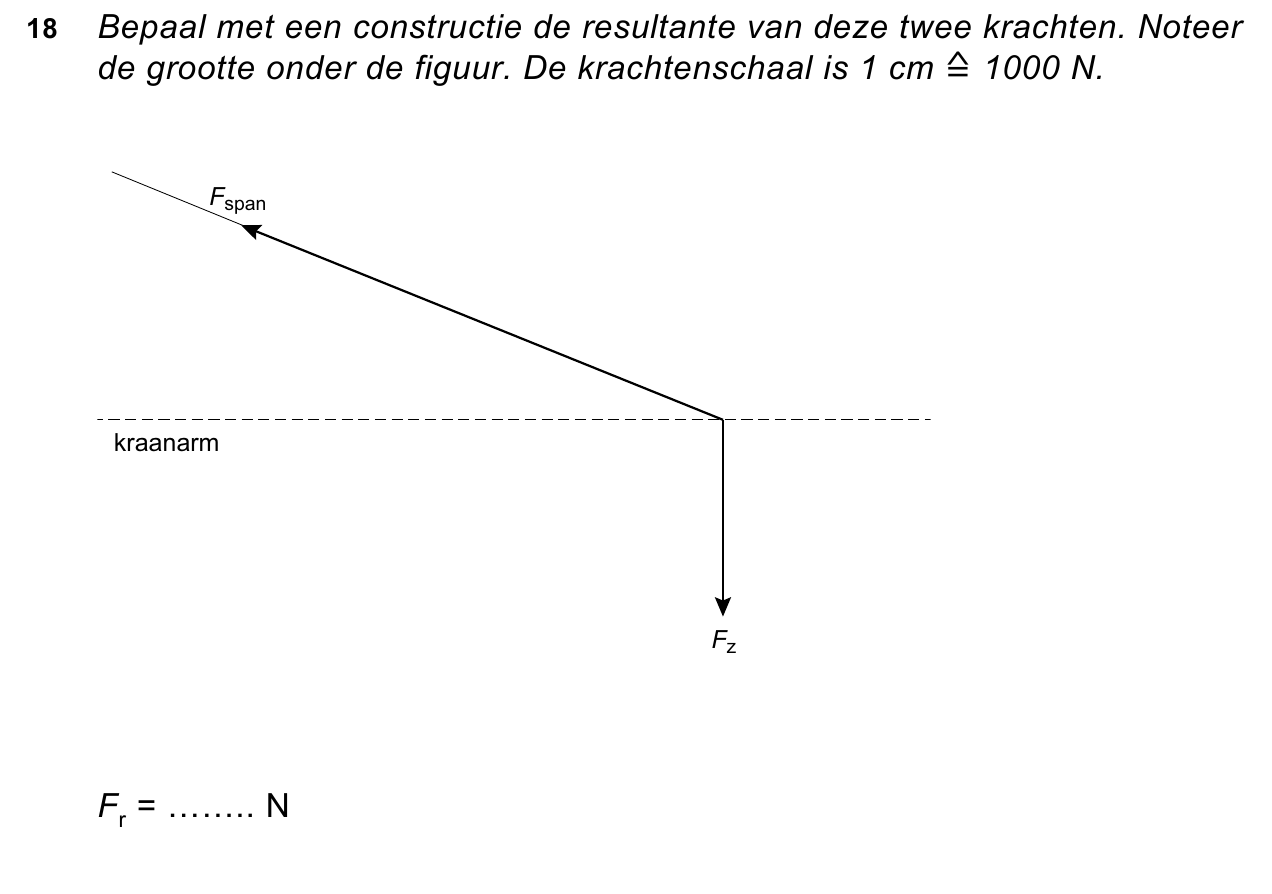 uitwerkbijlage bij vraag 18