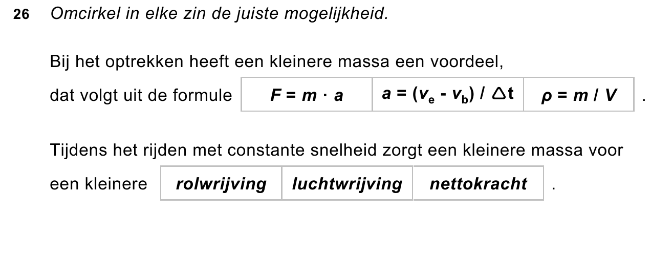 uitwerkbijlage bij vraag 26