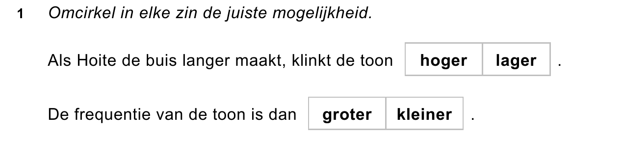 uitwerkbijlage bij vraag 1