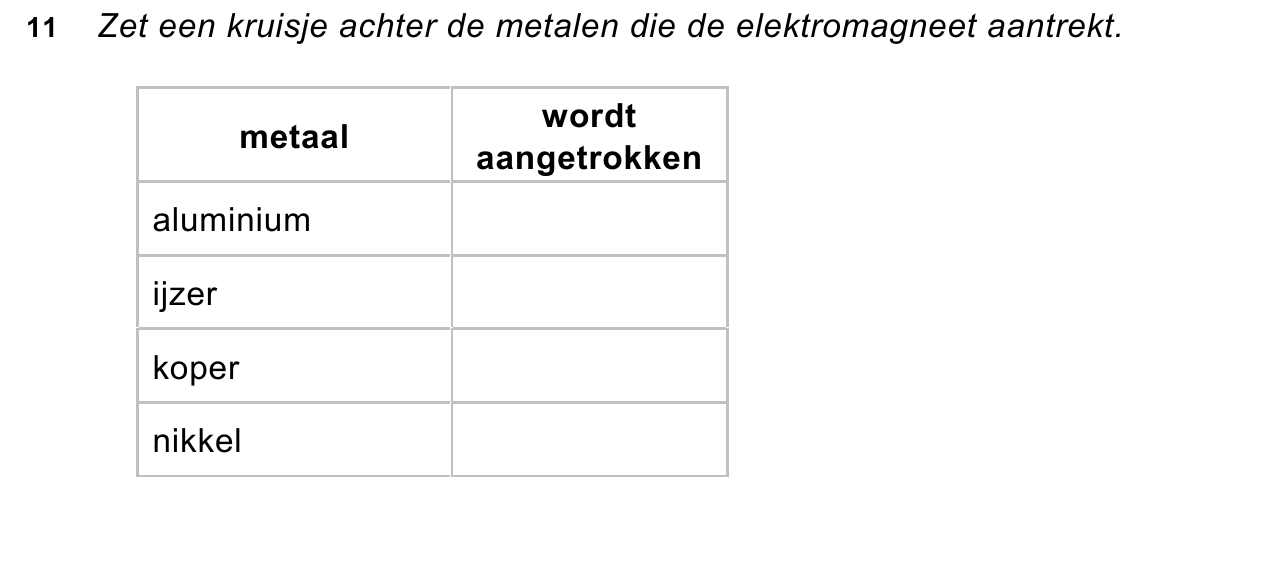 uitwerkbijlage bij vraag 11
