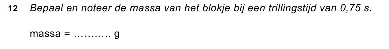 uitwerkbijlage bij vraag 12