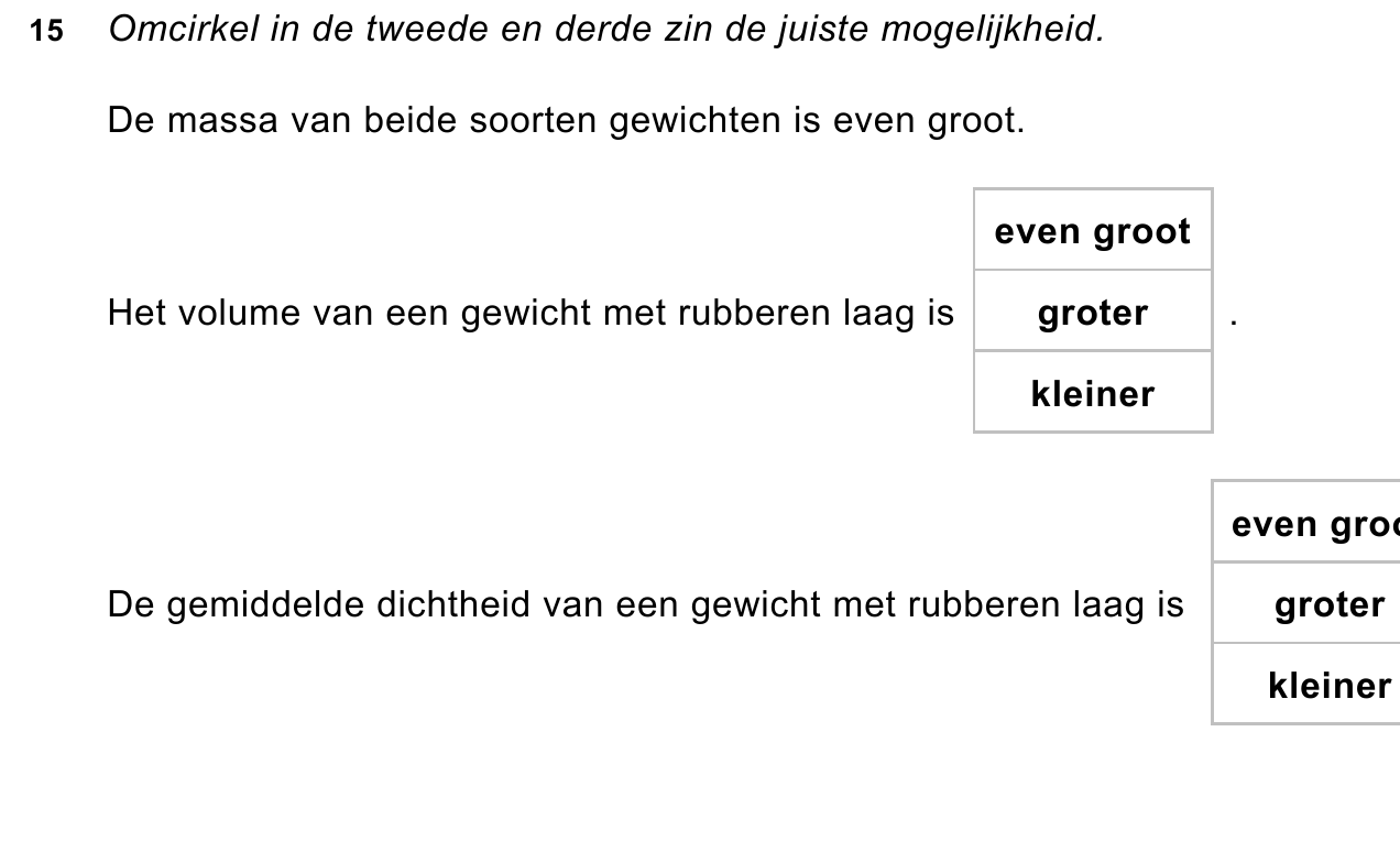 uitwerkbijlage bij vraag 15