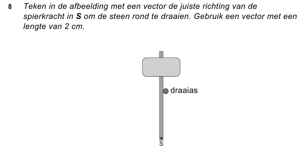 uitwerkbijlage bij vraag 8