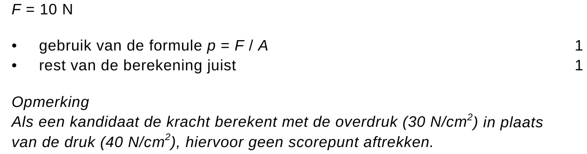beoordelingsmodel vraag 32
