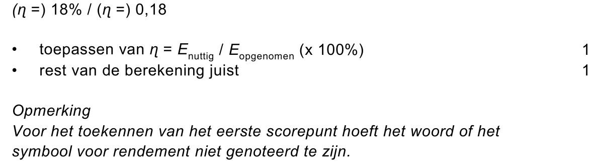 beoordelingsmodel vraag 13