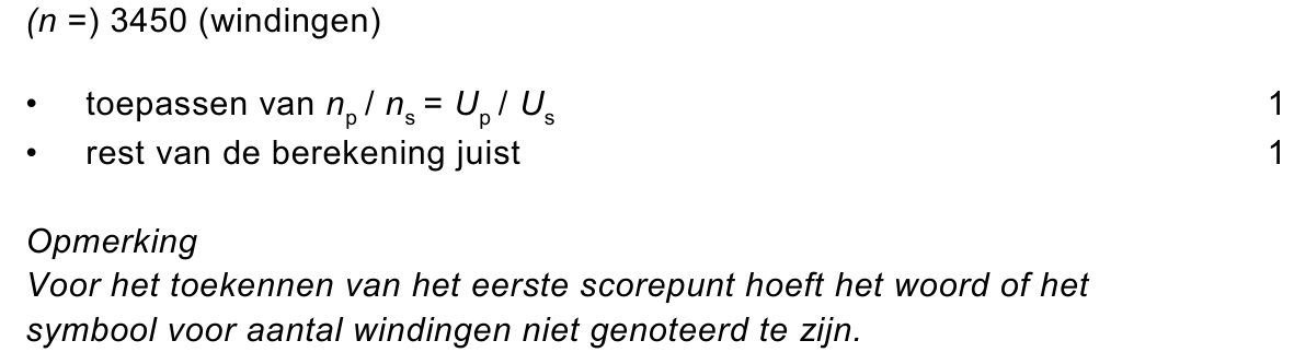 beoordelingsmodel vraag 20